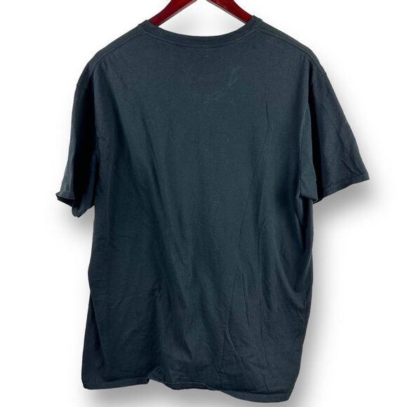 Star Wars XL The Mandalorian Black Tee Shirt The Child Circle Halo Baby Yoda - Picture 2 of 4